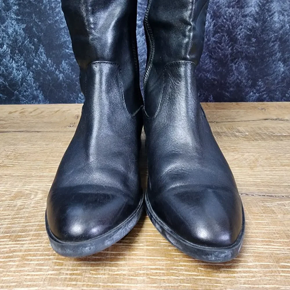 Calvin Klein Priya Over-the-Knee Black Dress Boots | Women's 6.5